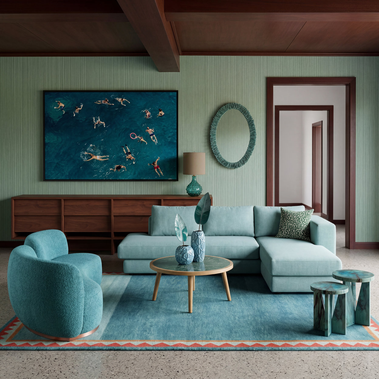 Teal palette